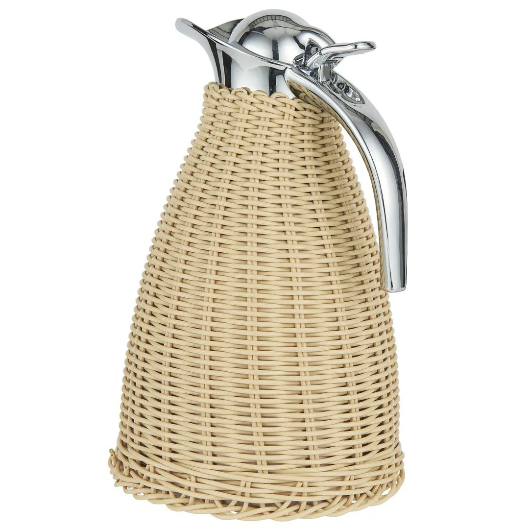Ib Laursen - Termokande i Natur Polyrattan Flet 1500 ml - Billede 2