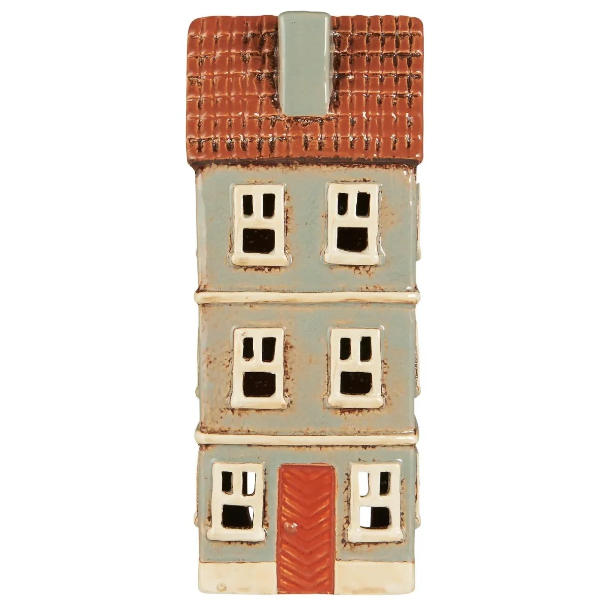 Ib Laursen - Hus t/fyrfadslys My Home Town rust dør - Billede 3