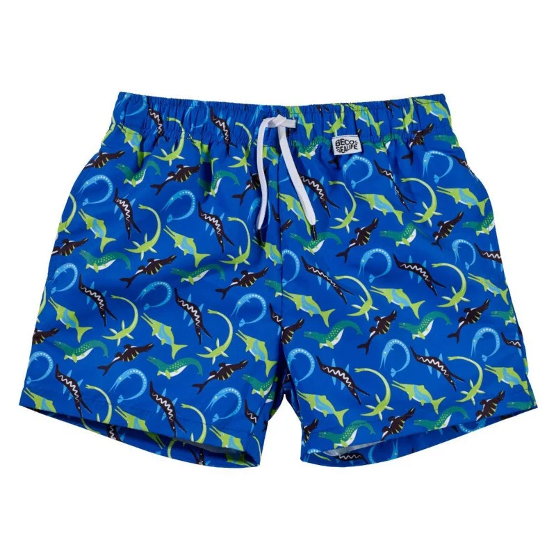 BECO Sealife - Ocean Dinos Badeshorts Blå - Billede 2