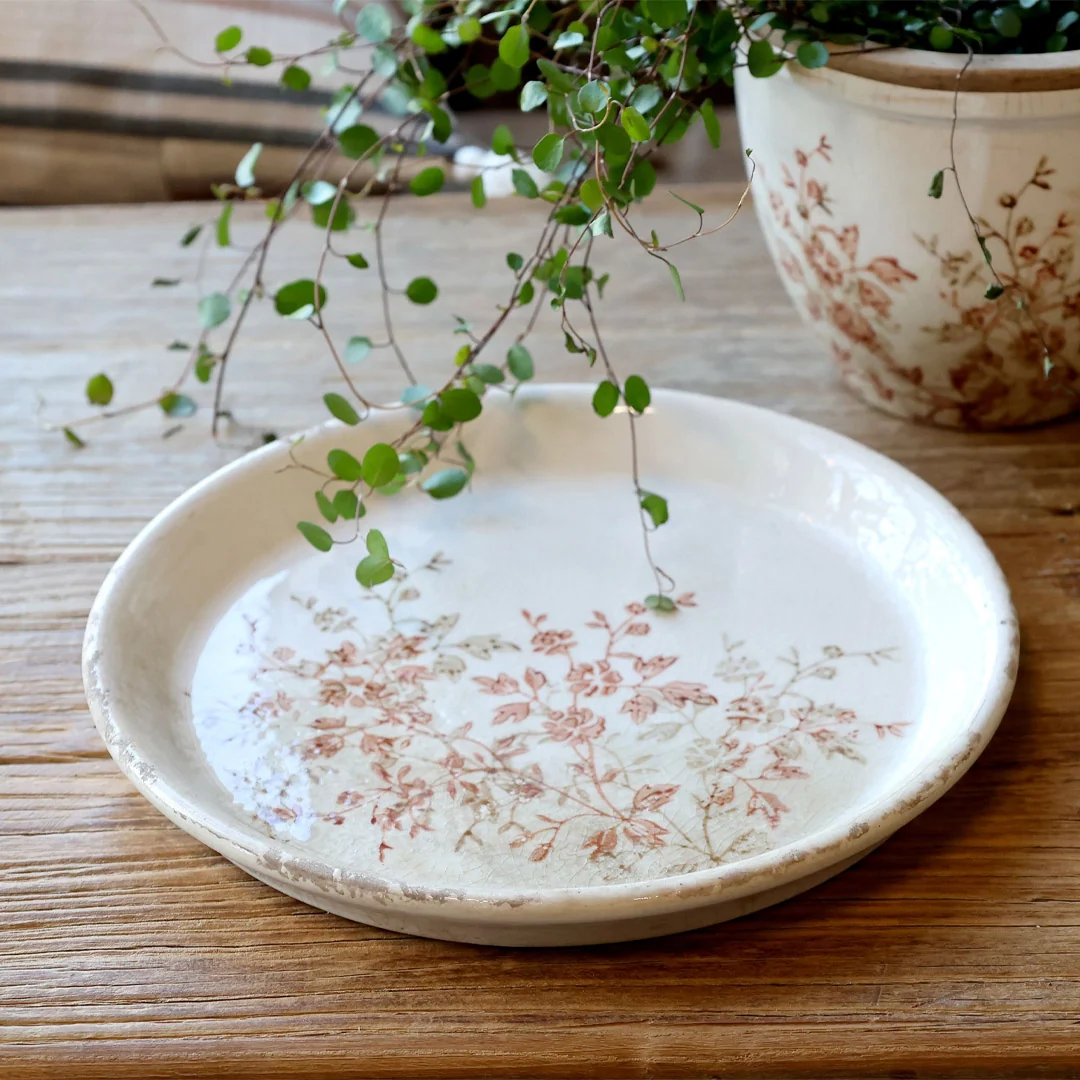 Chic Antique - Chaville fad – H2,5/Ø23,5 cm, creme - Billede 2