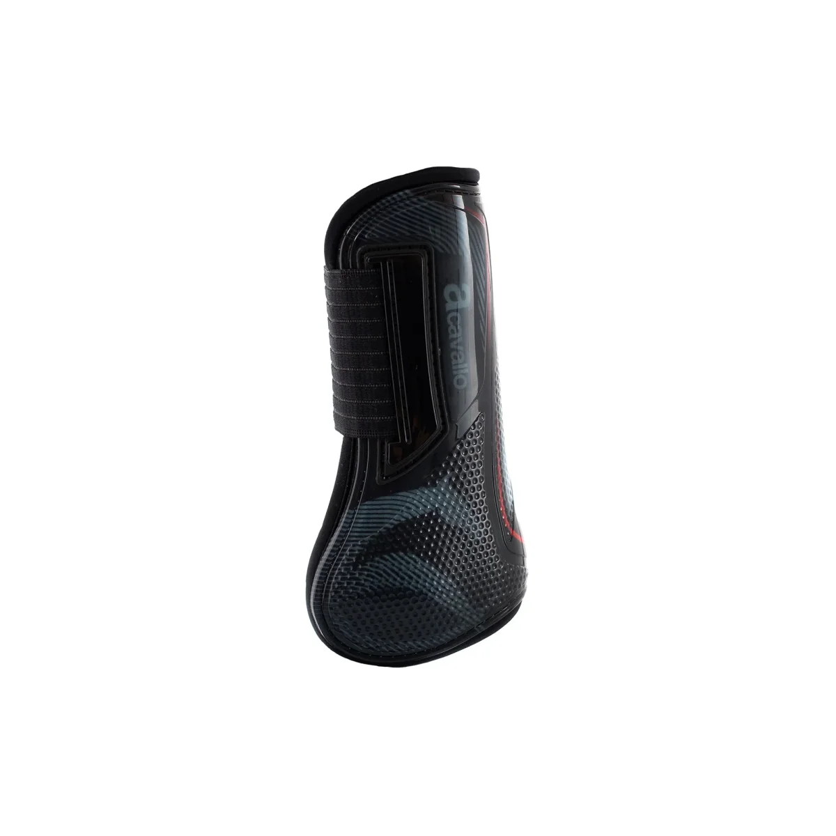 Serigr Opera Front Horse Boots Gel Lined - Black/Red - Billede 3