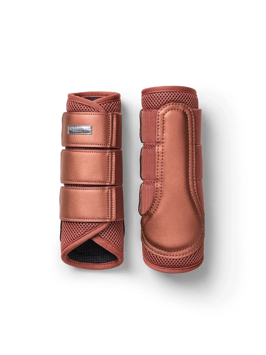 Equestrian Stockholm gamacher Classic Mesh Brushing Boots- Coral - Billede 2