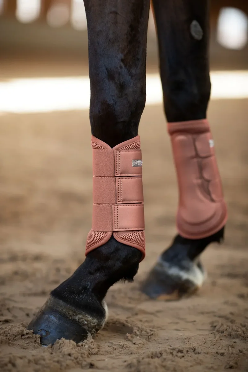 Equestrian Stockholm gamacher Classic Mesh Brushing Boots- Coral - Billede 3