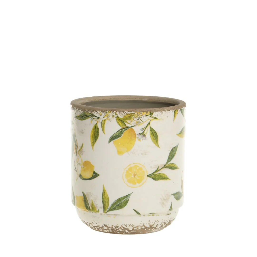 Chic Antique - Limone Skjuler med Citronmotiv H13,5/Ø13 - Billede 3