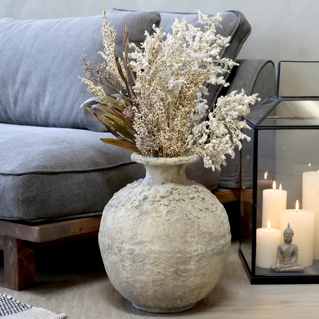 Chic Antique - Krukke - H39/Ø32 cm, Antik Creme, Resin - Billede 2
