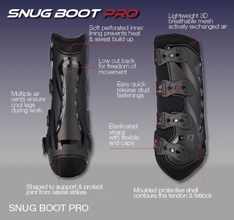 LeMieux Snug Boot Pro - Sorte - Billede 6